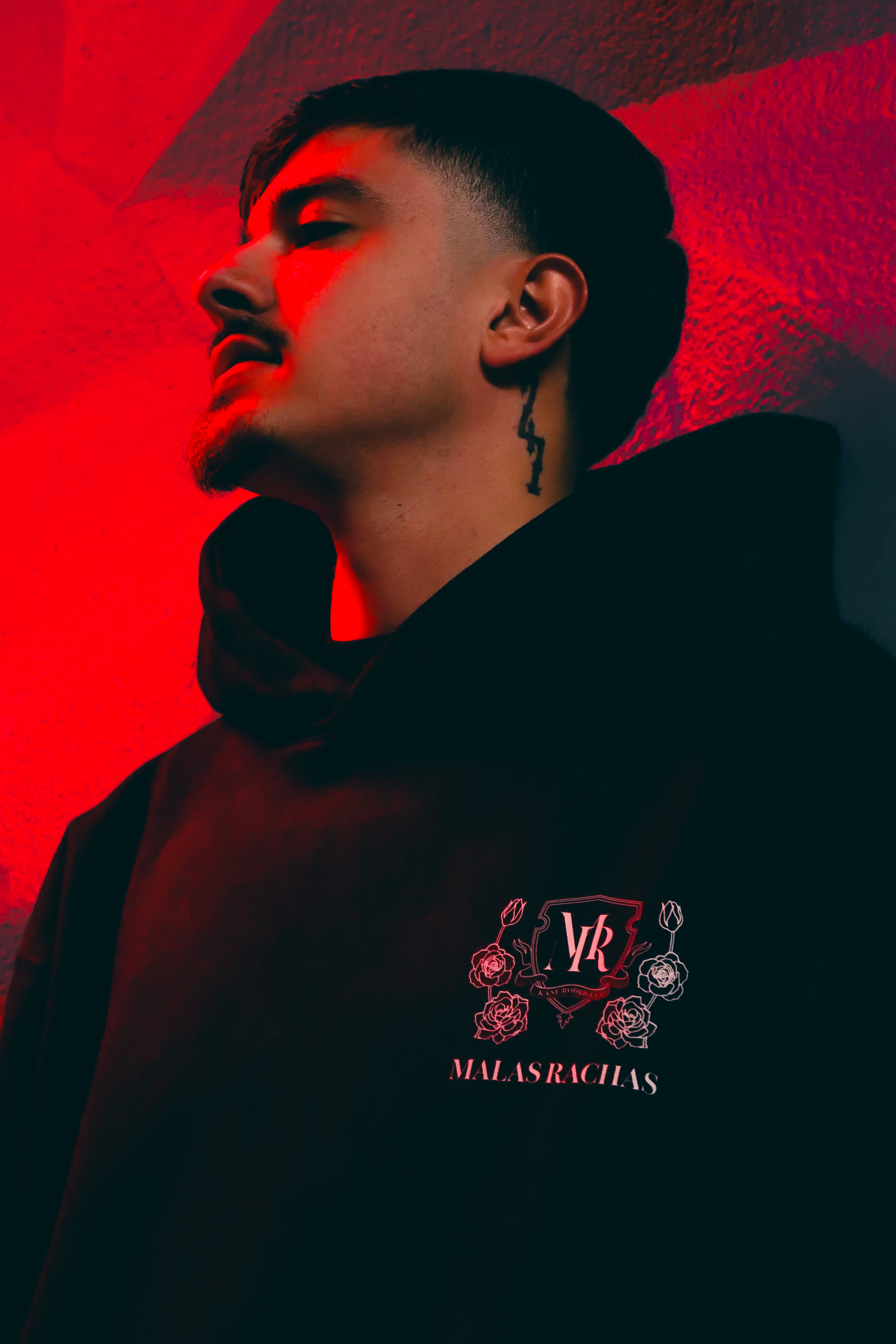 MALAS RACHAS CREST HOODIE BLACK