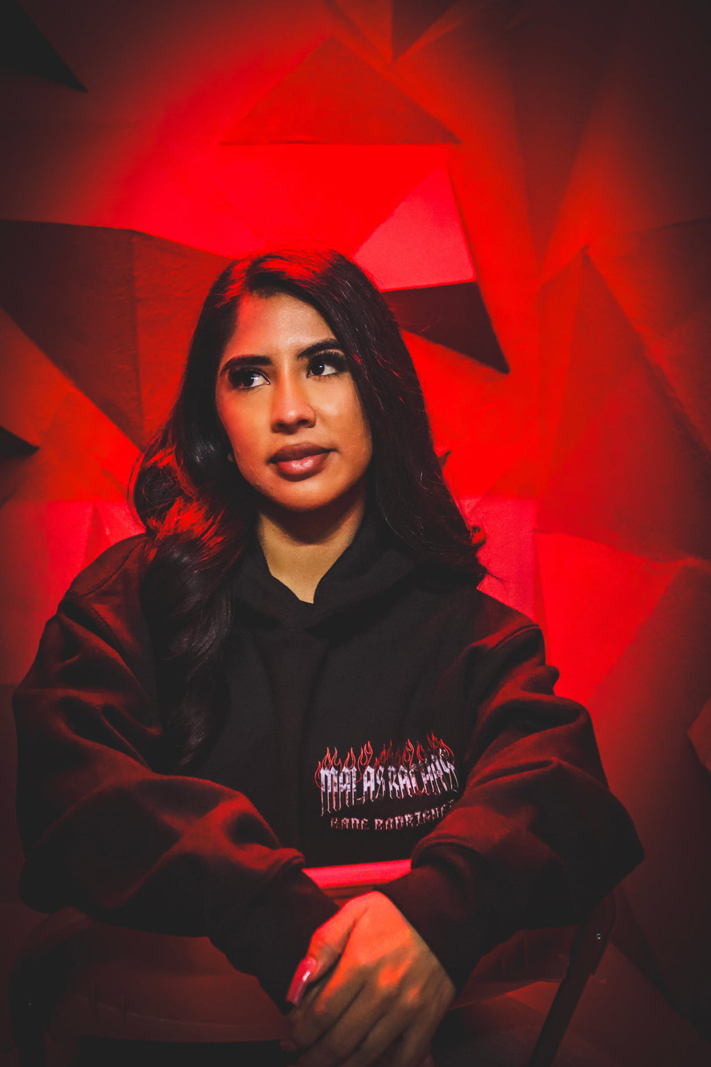 MALAS RACHAS FLAME HOODIE